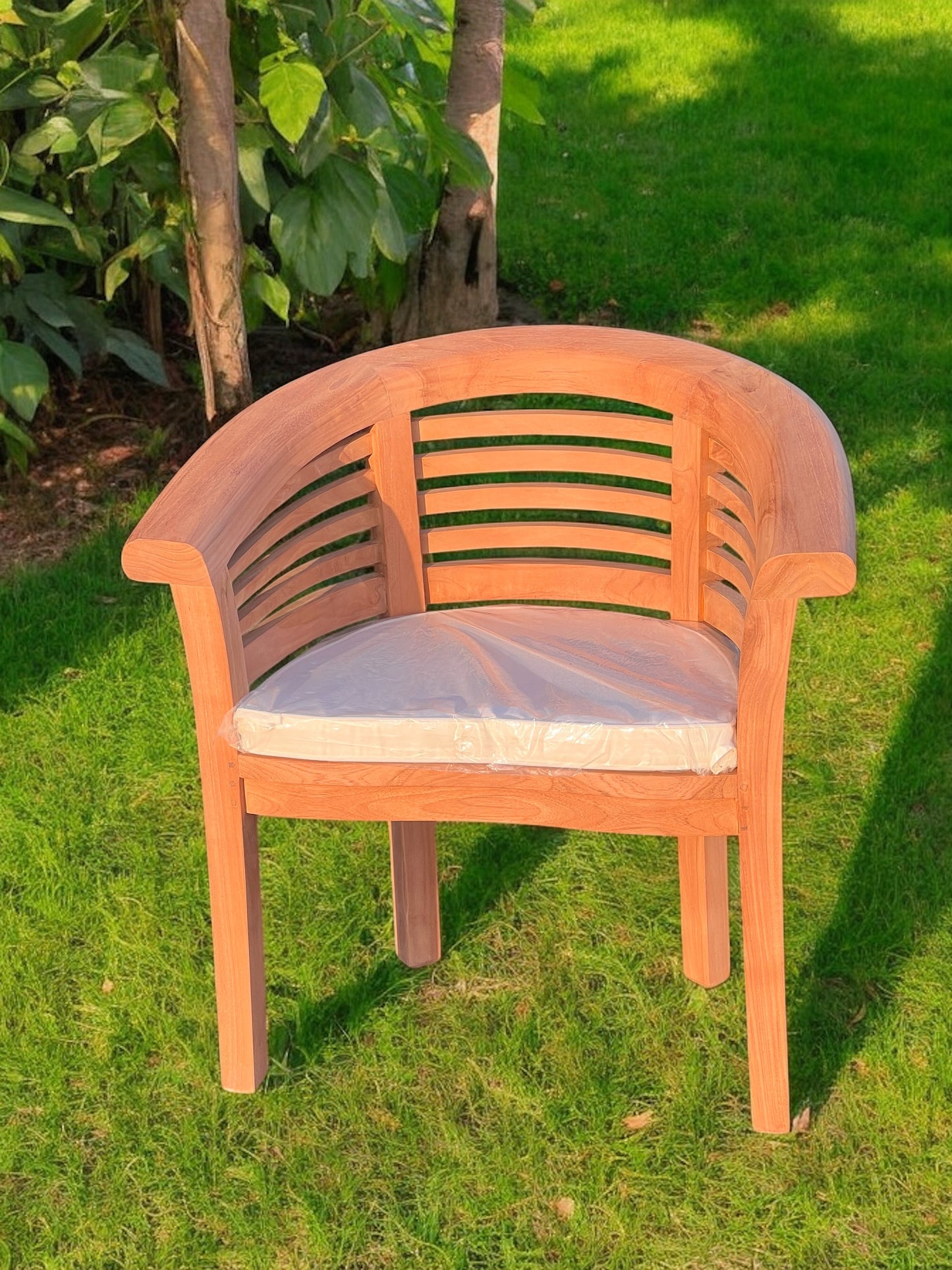 Teak Harmony Garden Chair Horizon Single Extra Thick (Deluxe)