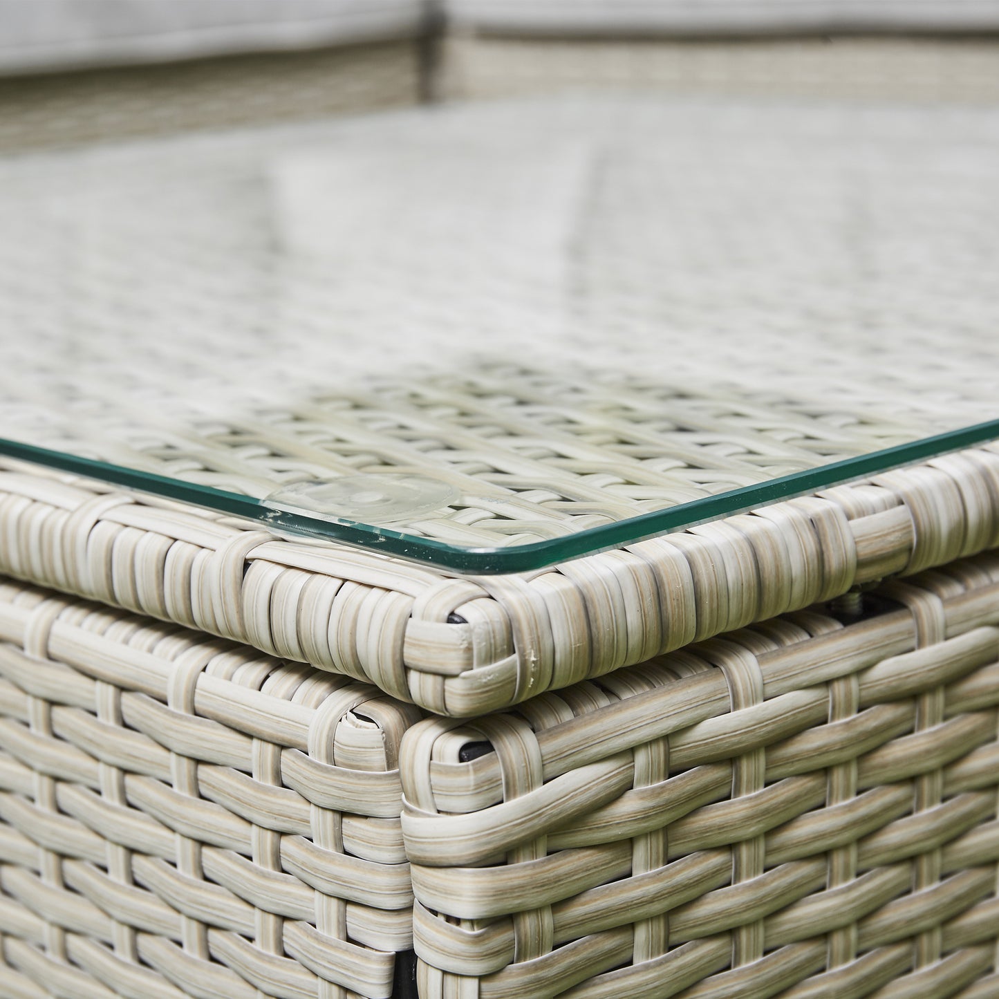Luxury Rattan Corner Garden Set Outdoor Patio Furniture