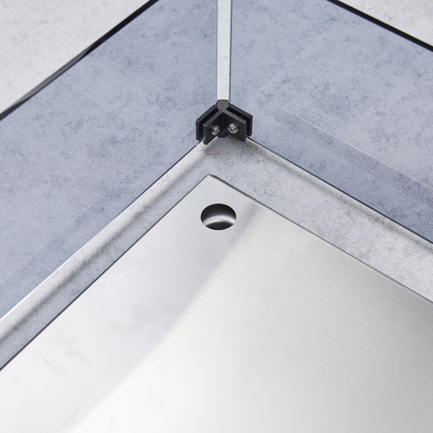 Arcadia Deluxe Rattan Firepit Corner Garden Set - Beige