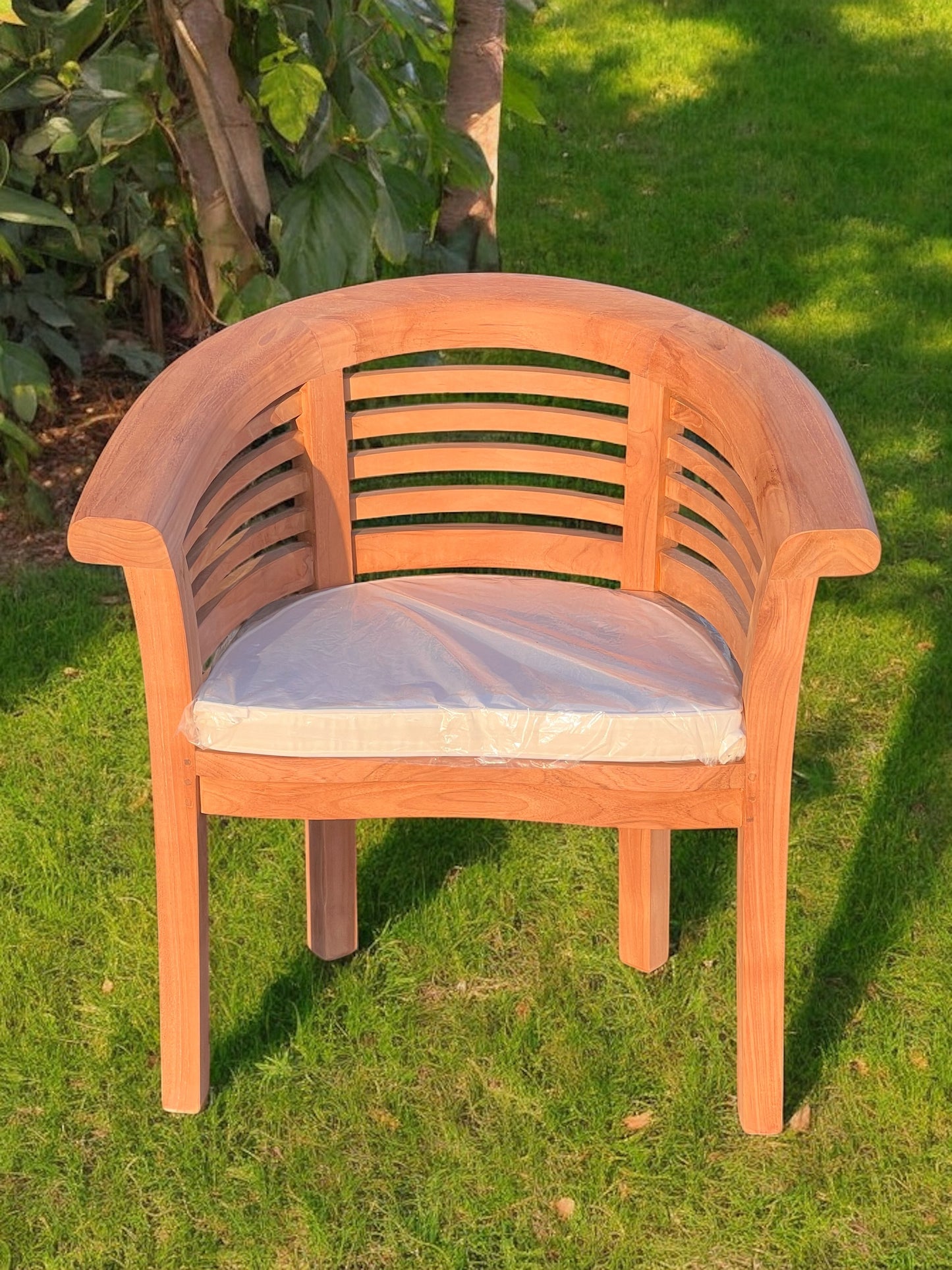 Teak Harmony Garden Chair Horizon Single Extra Thick (Deluxe)