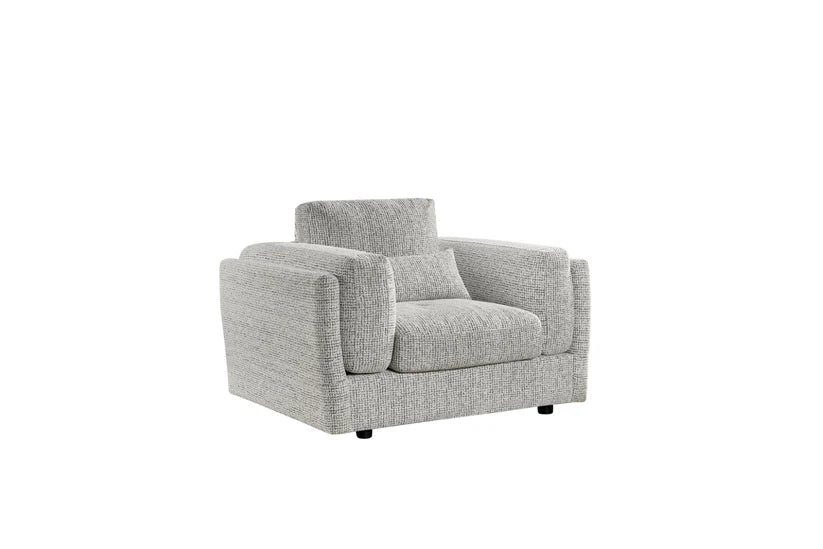 Knix 1 Seater Sofa Armchair – Stylish Grey Comfort Seating