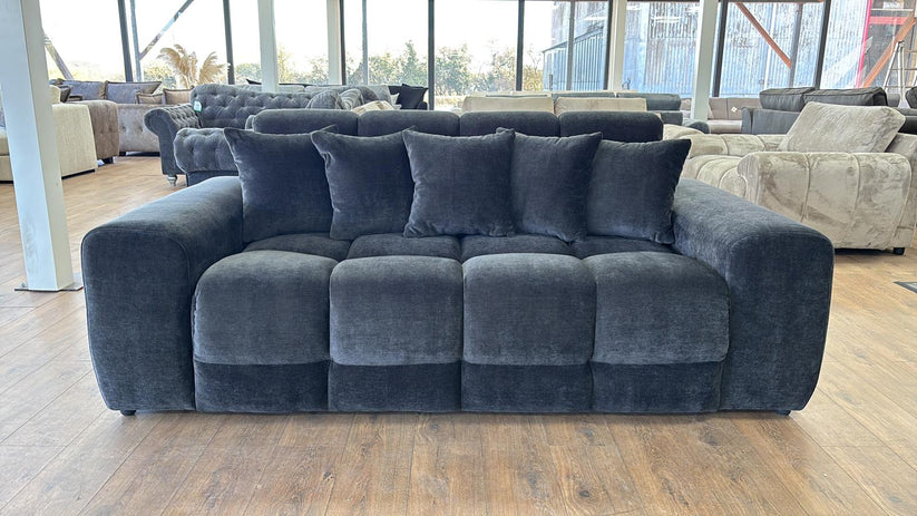 Loofie 3 Seater Sofa – Stylish Black Comfort Seating