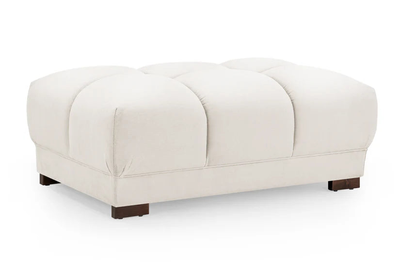 Osla Sofa Cream Footstool Stylish Cream Comfort Seating