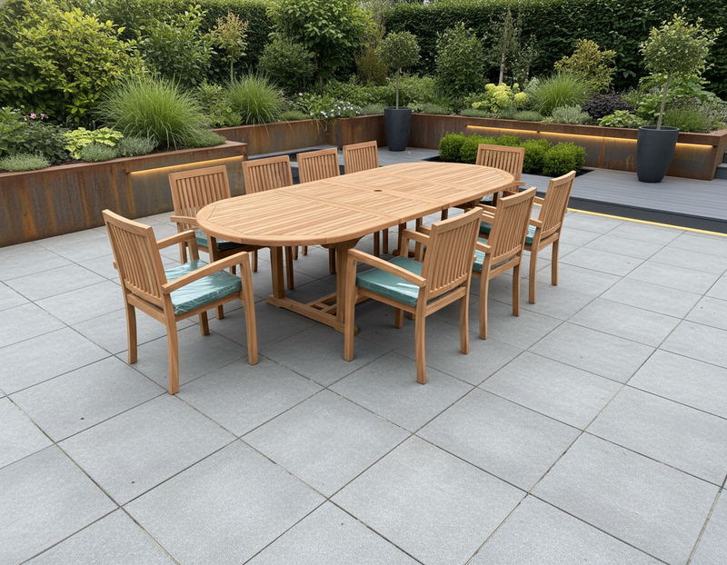 12 Seater Teak Dining Sets