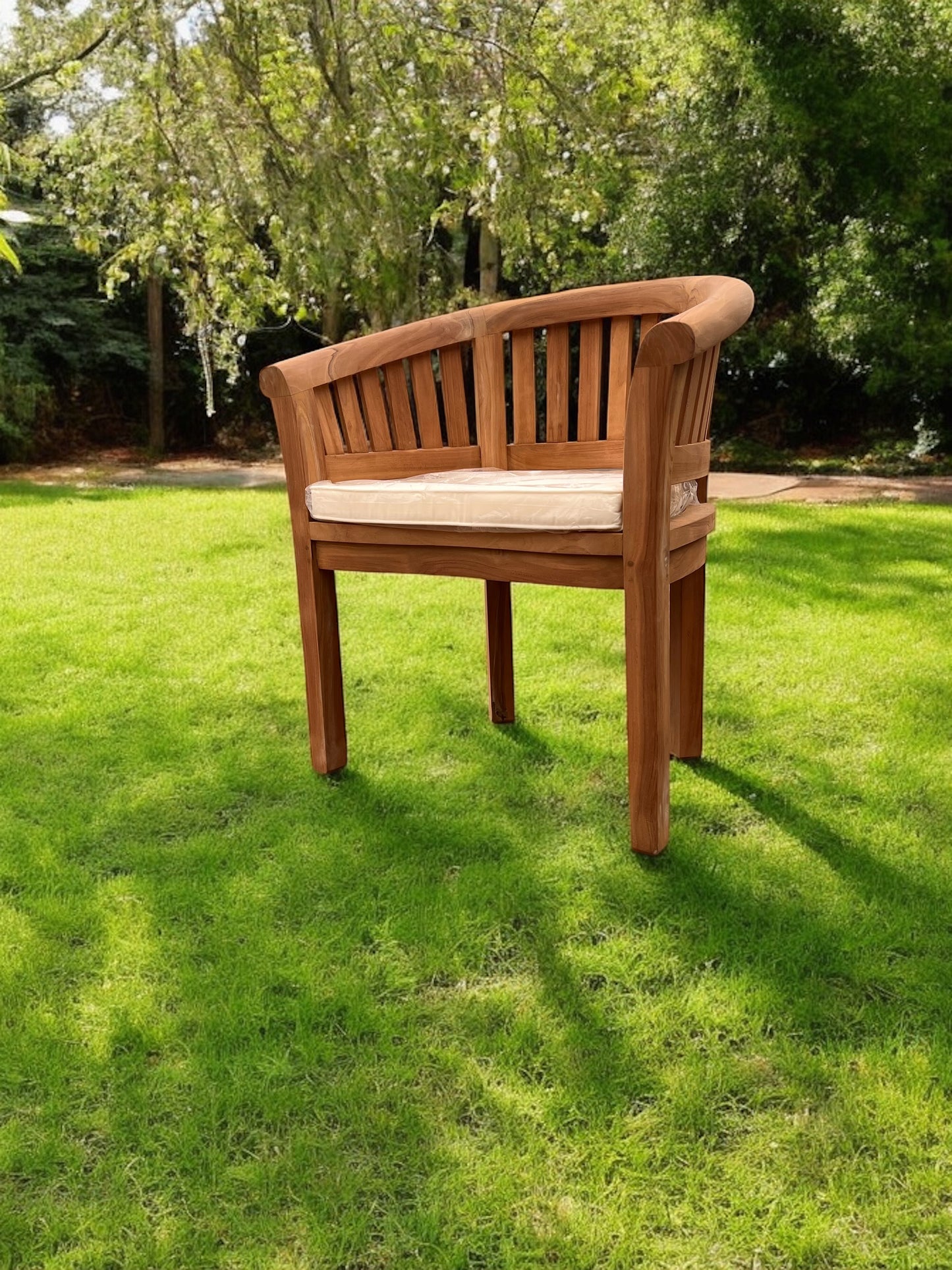 Teak Banana Chair Single