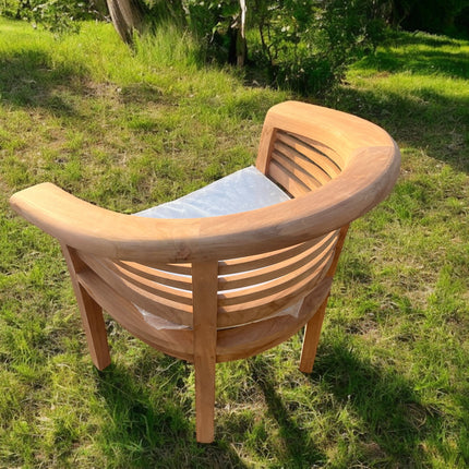 Perfect companion set! Two Teak Horizon Harmony Chairs Extra Thick (Deluxe)