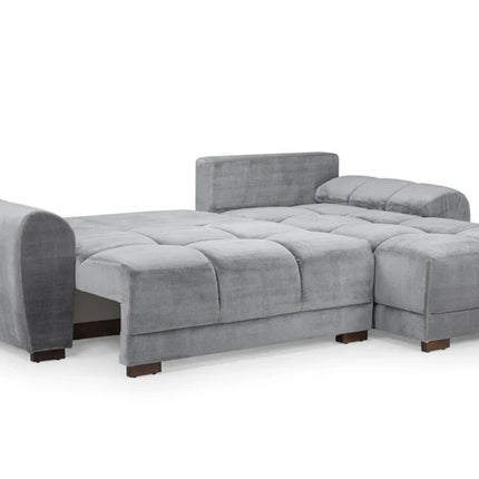 Osla Sofa Bed L Shape Corner – Stylish Grey Comfort Seating