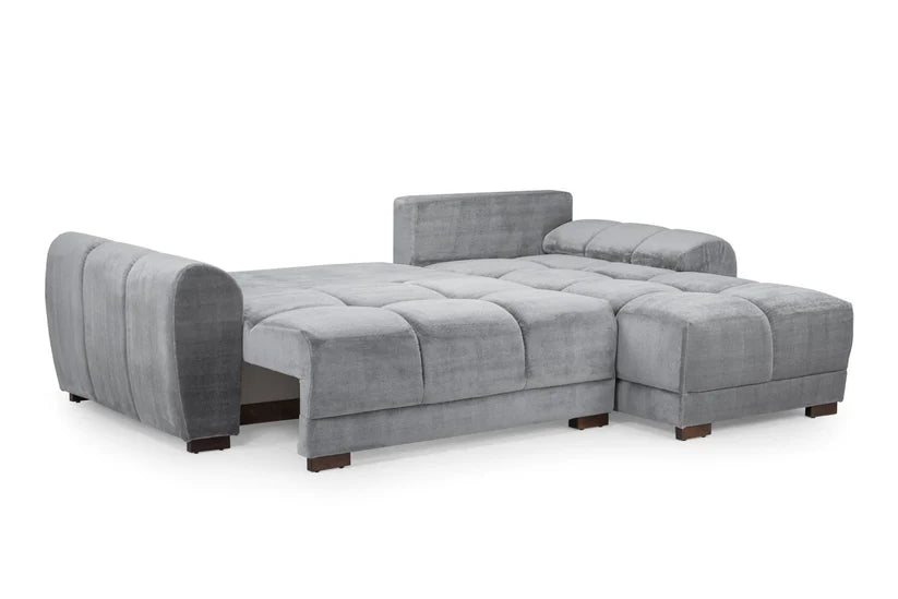 Osla Sofa L Shape Corner – Stylish Grey Comfort Seating