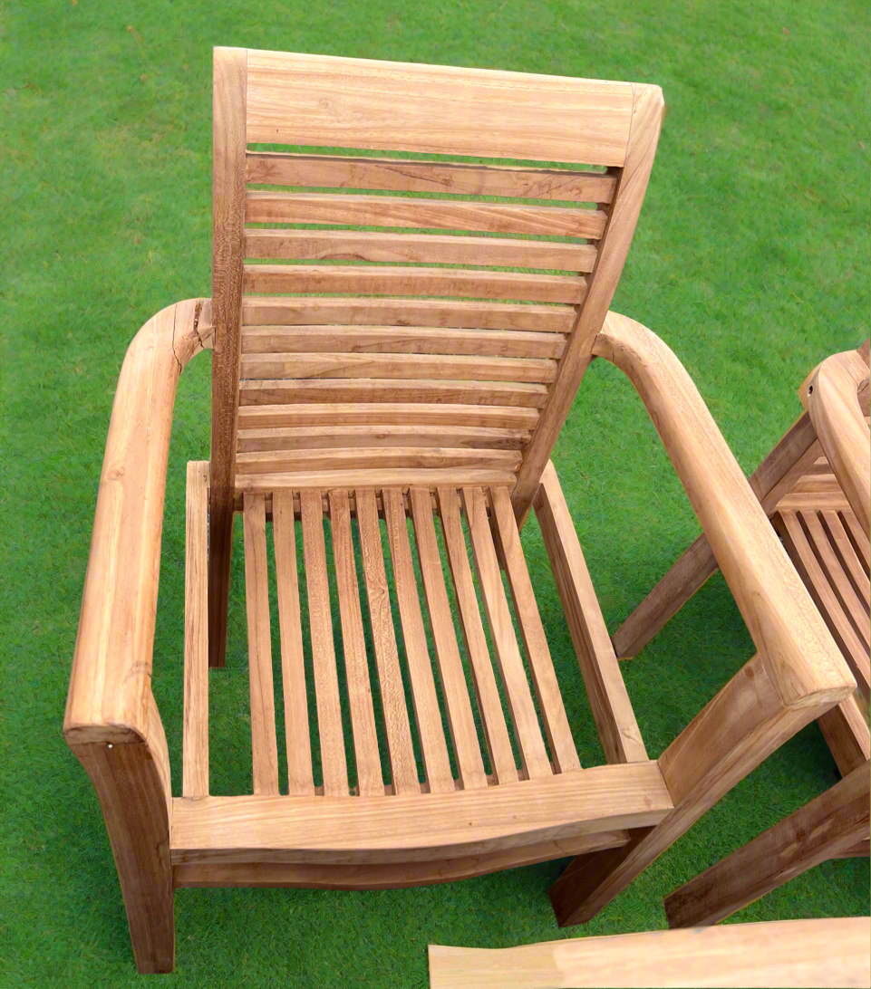 Western Teak Stacking Chair EX DISPLAY / SECONDS