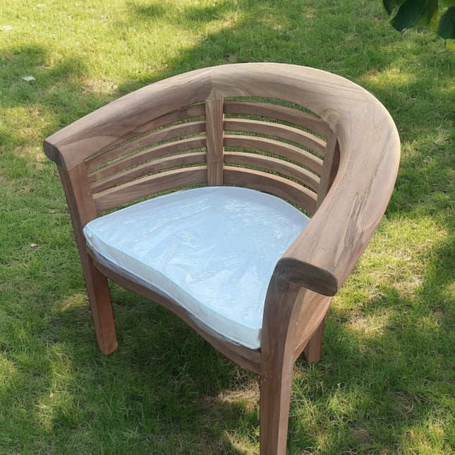 Perfect companion set! Two Teak Horizon Harmony Chairs Extra Thick (Deluxe)