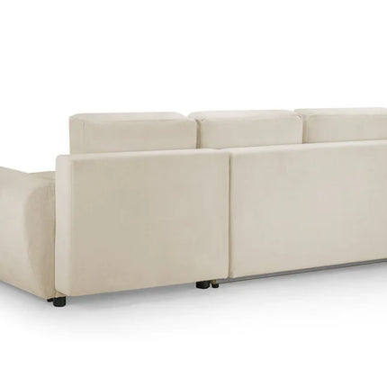 Osla Sofa L Shape Corner Sofa Bed – Stylish Cream Comfort Seating