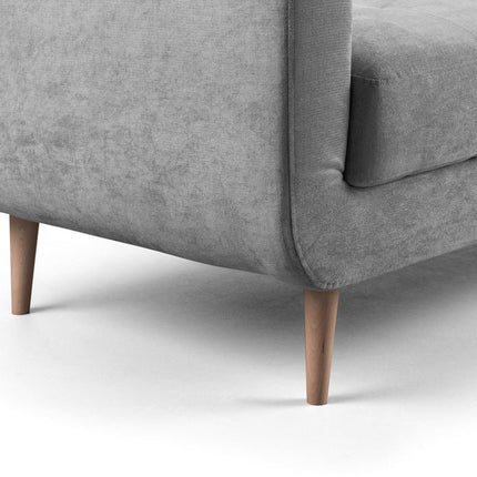 Vera Corner Sofa Set – Stylish Grey Comfort Seating