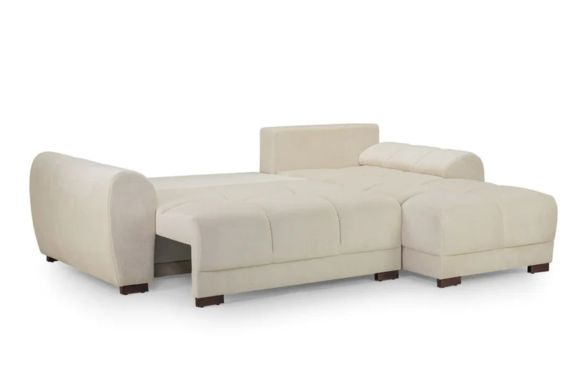 Osla Sofa L Shape Corner – Stylish Cream Comfort Seating