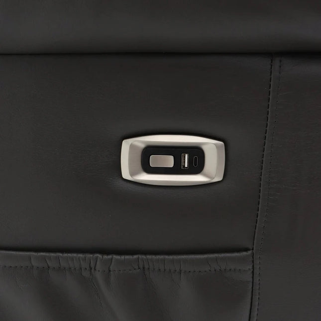 Lumo Armchair Electric Recliner Sofa – Stylish Grey Leather Comfort Seating