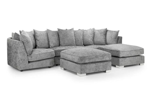 Diavlor Sofa U Shape Corner – Stylish Grey Comfort Seating