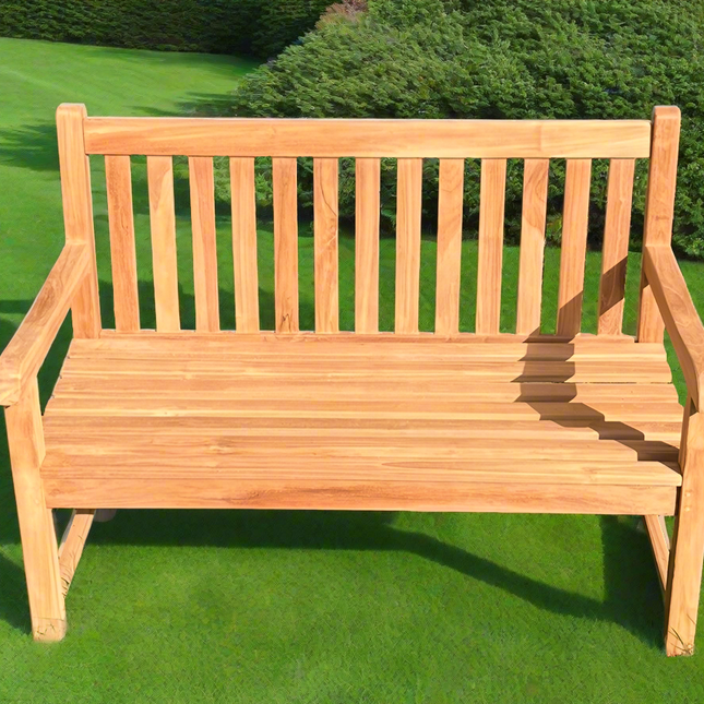 Kingston Teak Park Bench 120cm