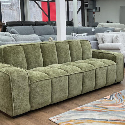 Palvero 3 Seater Sofa – Stylish Green Comfort Seating