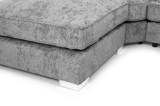 Diavlor Sofa U Shape Corner – Stylish Grey Comfort Seating