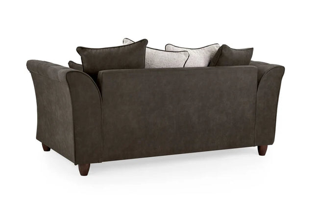 Tuxelle 2 Seater Sofa – Stylish Grey / Brown Comfort Seating
