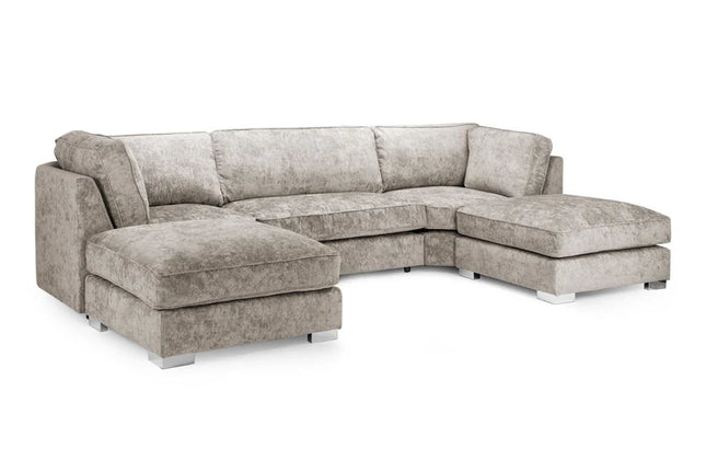 Diavlor Sofa U Shape Corner – Stylish Truffle Comfort Seating