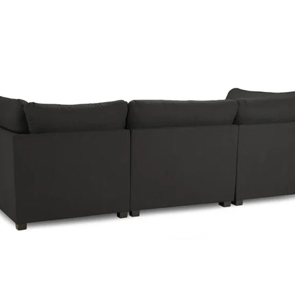 Chesbee Sofa U Shape Corner Sofa – Stylish Black Comfort Seating