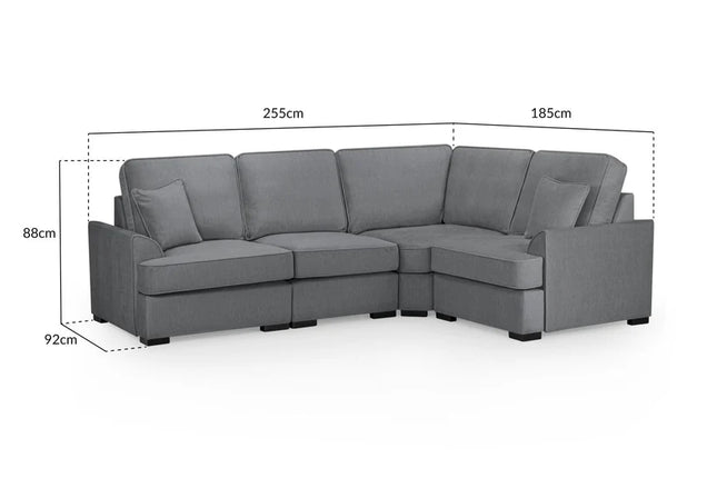 Ease Sofa L Shape Corner – Stylish Grey Comfort Seating