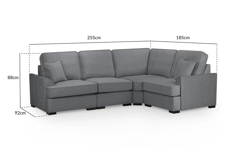 Ease Sofa L Shape Corner – Stylish Grey Comfort Seating