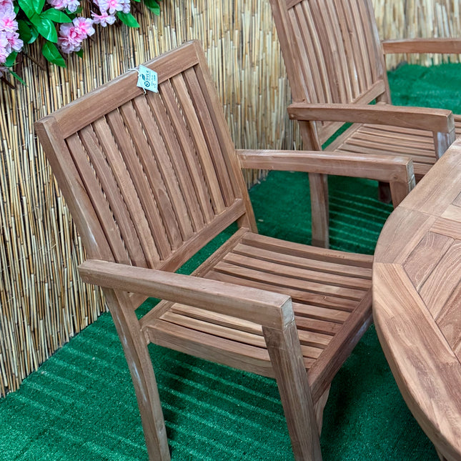 Elysian Teak Stacking Chair