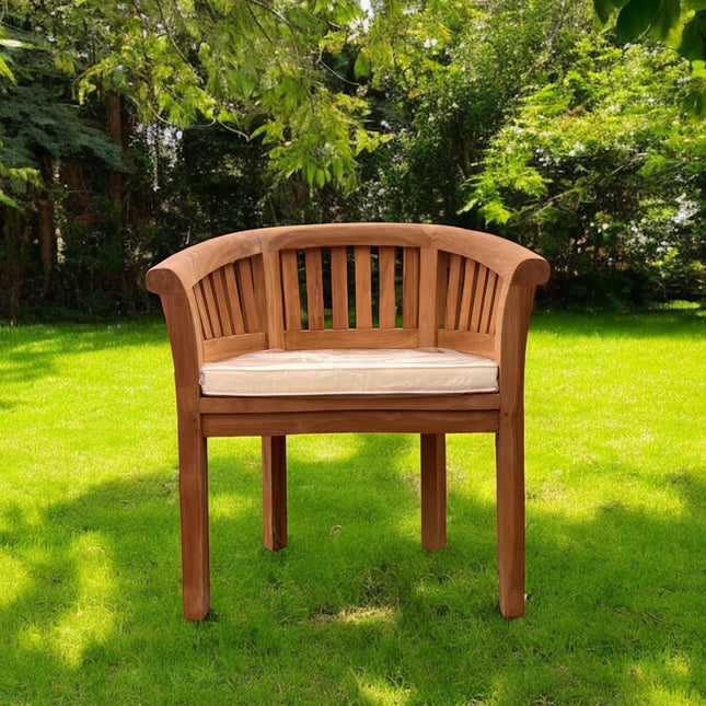 Teak Harmony Garden Chair Vertical Single