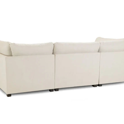 Chesbee Sofa U Shape Corner Sofa – Stylish Beige Comfort Seating