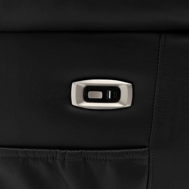 Lumo 3 Seater Electric Recliner Sofa – Stylish Black Leather Comfort Seating