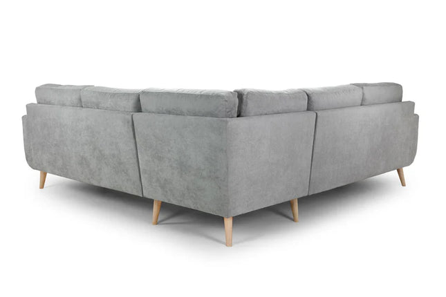Vera Corner Sofa Set – Stylish Grey Comfort Seating