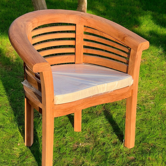Teak Harmony Garden Chair Horizon Single Extra Thick (Deluxe)