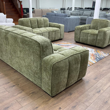 Palvero 3 & 2 Seater Sofa Set – Stylish Green Comfort Seating