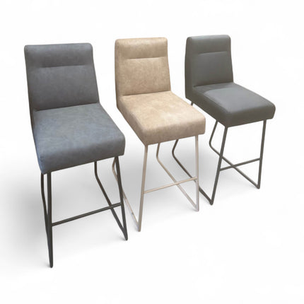 Beige / Black / Grey Indoor Bar Stools – Stylish & Comfortable Seating for Modern Living