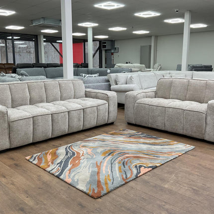 Palvero 3 & 2 Seater Sofa Set – Stylish Beige Comfort Seating