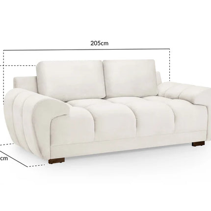 Osla 2 Seater Sofa – Stylish Cream Comfort Seating
