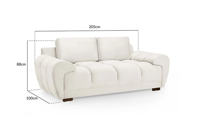 Osla 2 Seater Sofa – Stylish Cream Comfort Seating
