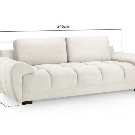 Osla 3 Seater Sofa – Stylish Cream Comfort Seating