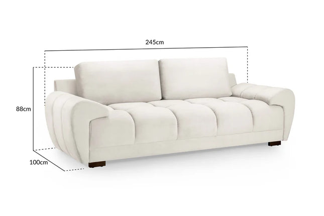 Osla 3 Seater Sofa – Stylish Cream Comfort Seating