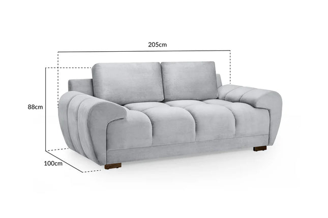 Osla 2 Seater Sofa – Stylish Grey Comfort Seating