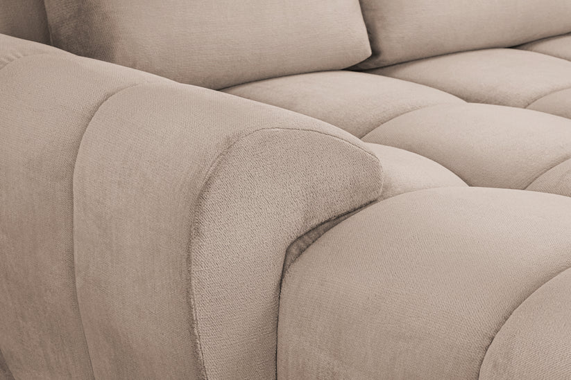 Osla Sofa U Shape Corner – Stylish Mocha Comfort Seating