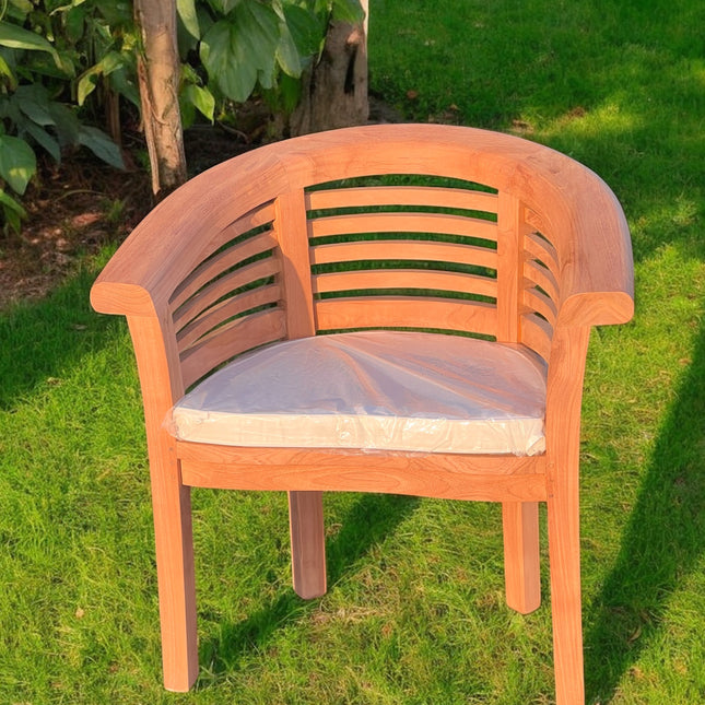 Teak Harmony Garden Chair Horizon Single Extra Thick (Deluxe)