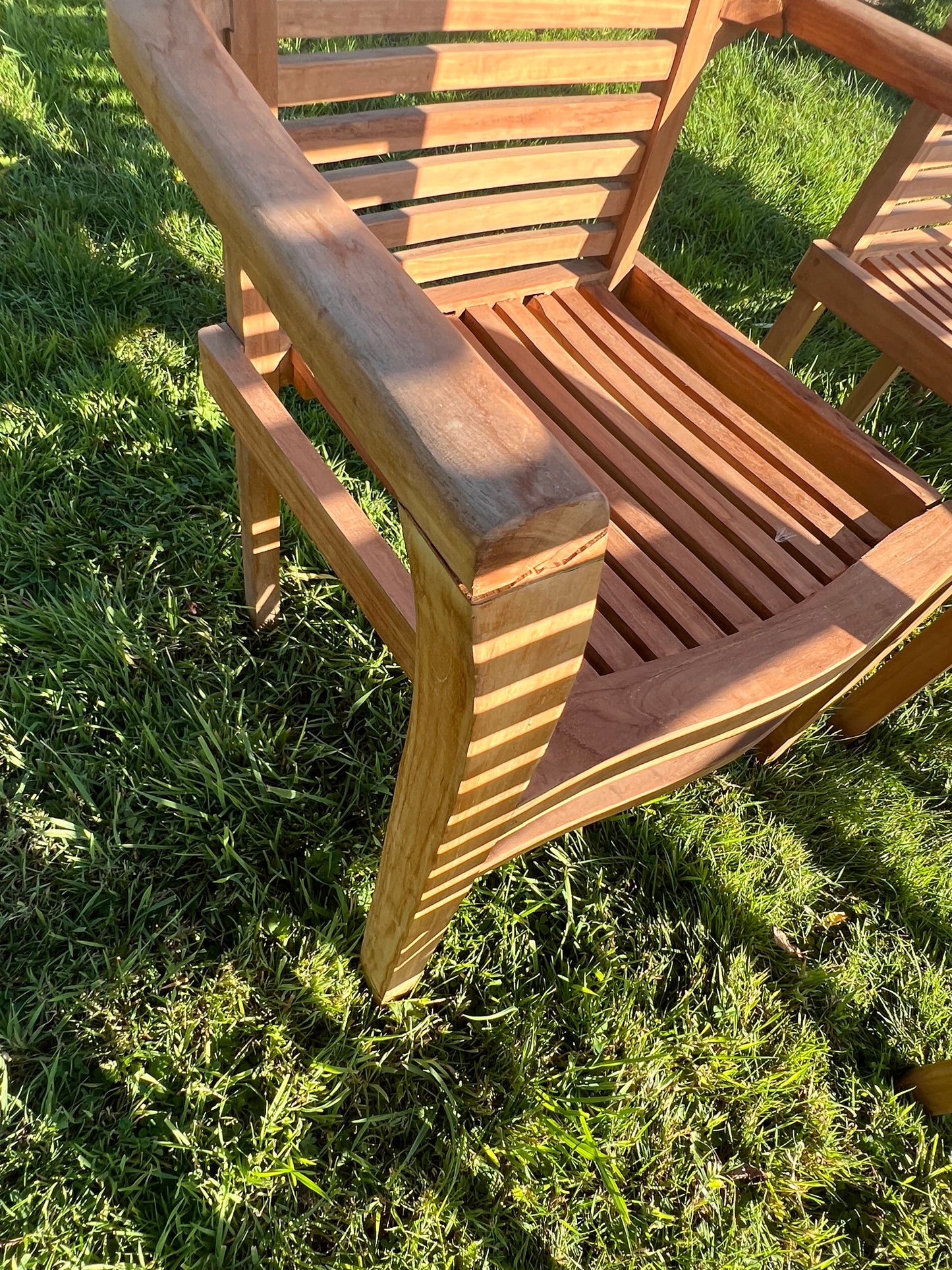 Western Teak Stacking Chair EX DISPLAY / SECONDS