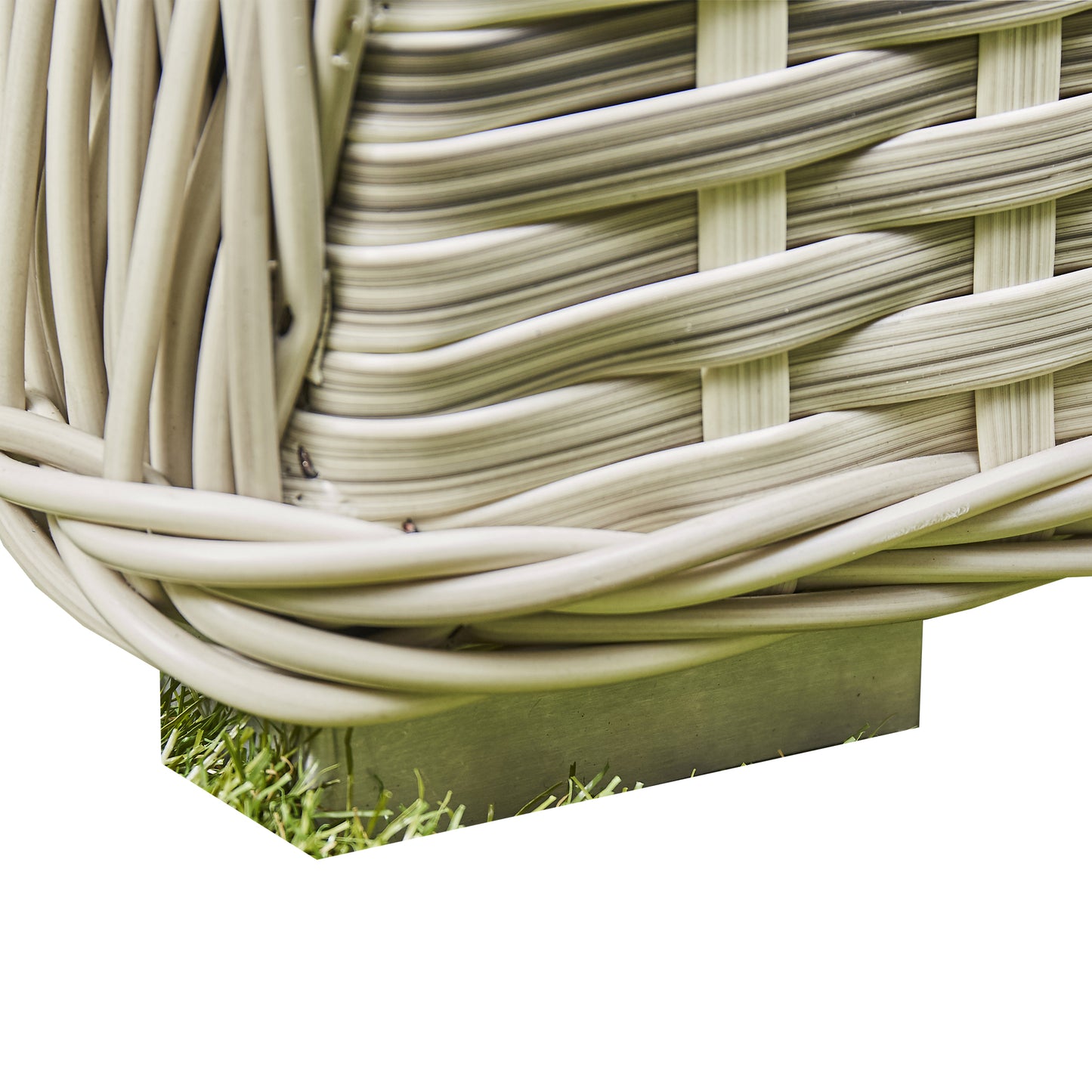 Crescent Deluxe Rattan Lounge Garden Set With Coffee Table