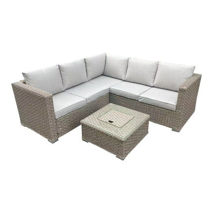 Napa Luxury Rattan Ice bucket Corner Garden Set Outdoor Patio Furniture