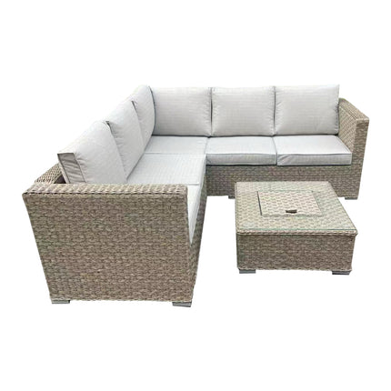 Napa Luxury Rattan Ice bucket Corner Garden Set Outdoor Patio Furniture