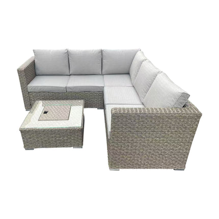 Napa Luxury Rattan Ice bucket Corner Garden Set Outdoor Patio Furniture