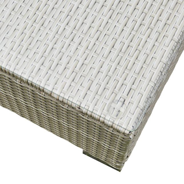 Hampton Luxury Rattan Corner Garden Set Outdoor Patio Furniture