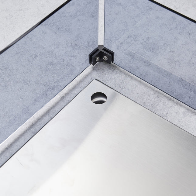 Arcadia Deluxe Rattan Firepit Corner Garden Set - Beige